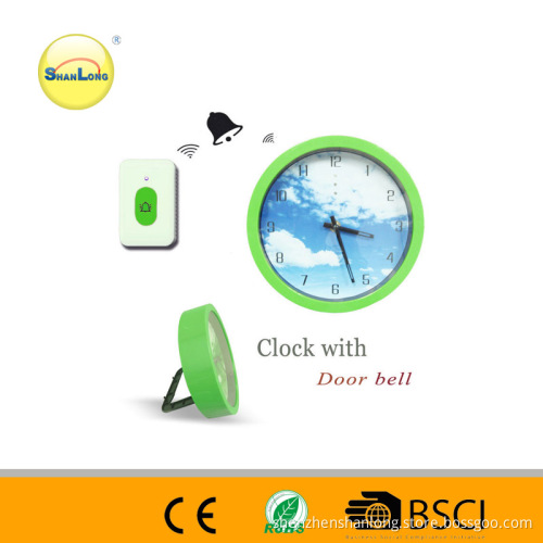 New Hot Selling Two in One Clock with Door Bell for Promotion
